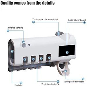 Toothbrush Holder with Sterilizer